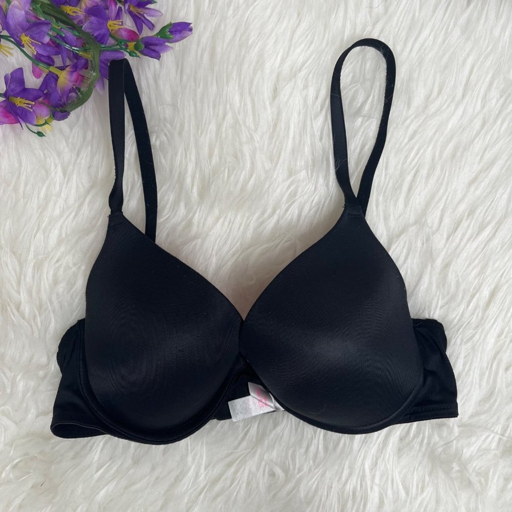 Victoria's Secret Size 32C Black Wear Everywhere Push Up Bra